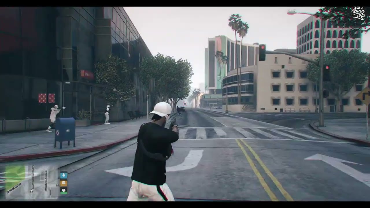NEVERBROKEN VS BALLAS & LSPD  SpainRP GTAV ROLEPLAY
