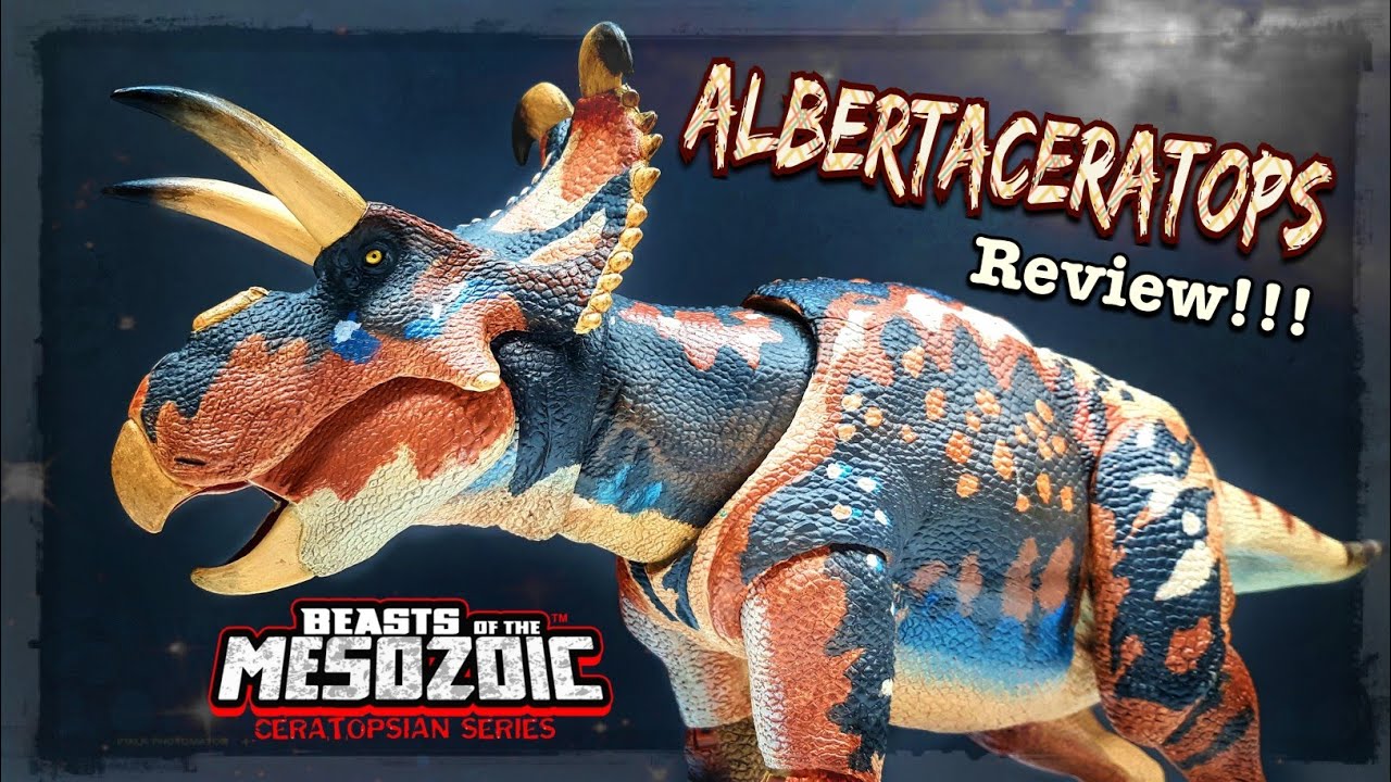Обзор &laquo;Зверей мезозоя&raquo; Альбертацератопс 2021 года!!! Серия &laquo;Цератопсион&raquo;!!! Волна 3!!!
