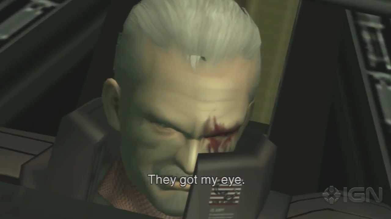 Metal Gear Solid 2 HD - Solidus Retreats Cinematic - Gameplay