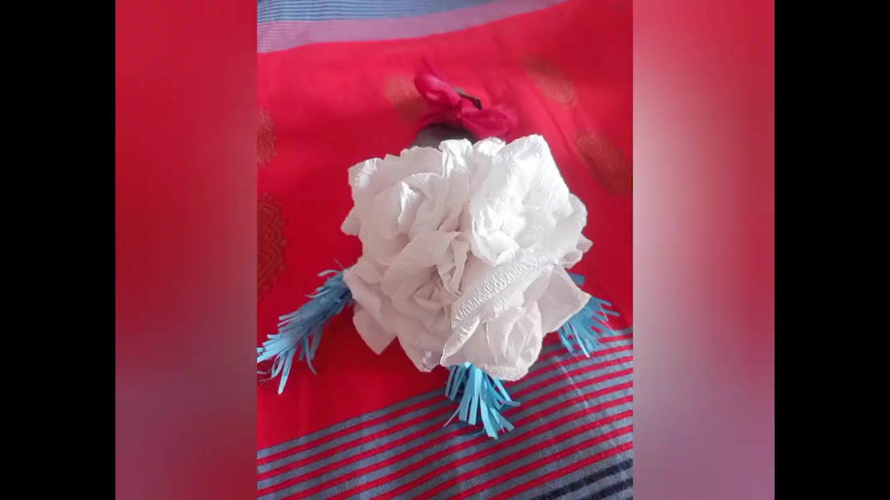  Handmade Valentine’s Day Gift Idea 🎁 | Simple & Elegant Paper Rose Bouquet#diy #flowerbouqet 
