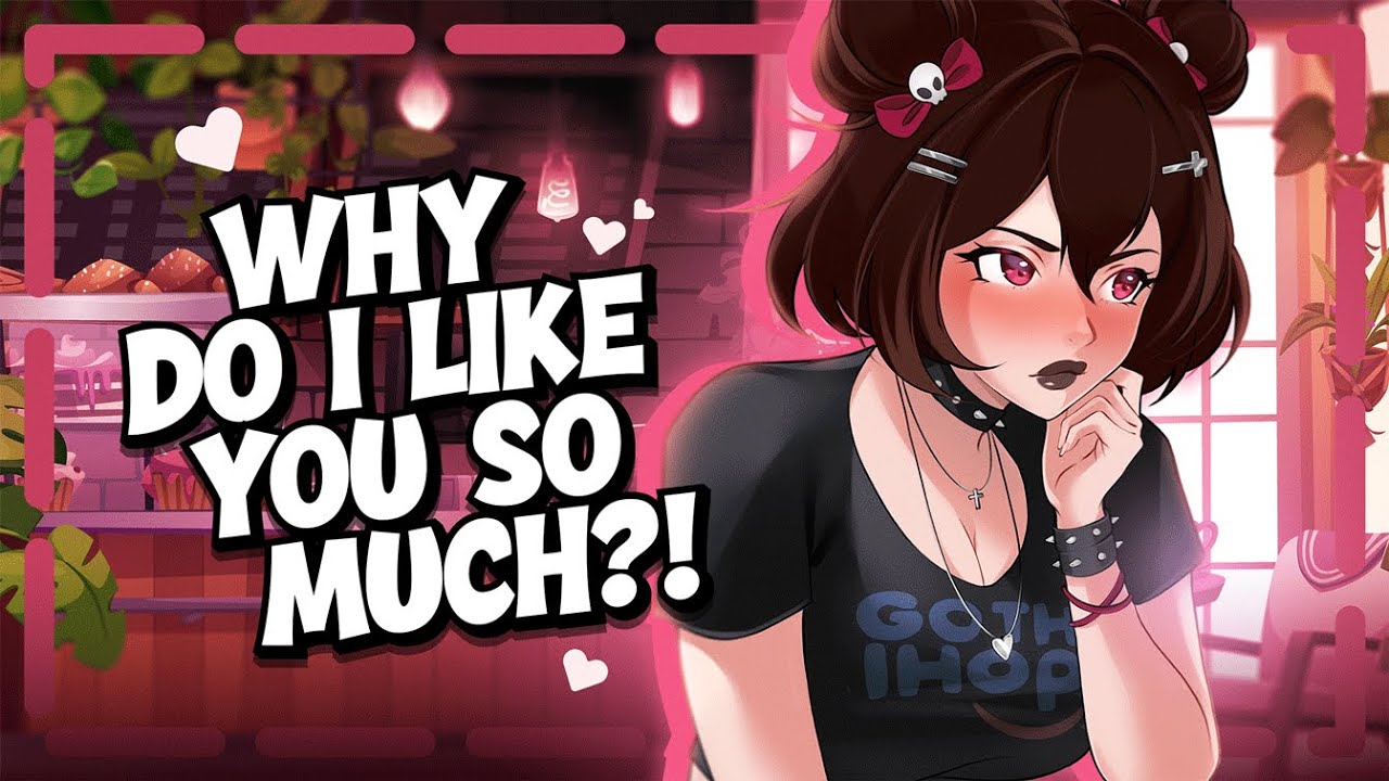 Cute Goth Girl Waitress Gets Flustered By You?! | Tsundere Confession ASMR Roleplay | F4M