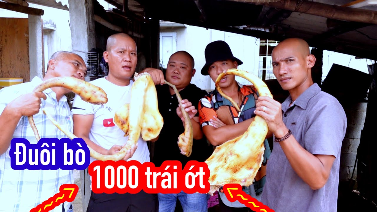 Hải Nổ Mài Hàm Răng Thách Người Cuối Cùng Ăn Đuôi Bò Với 1000 Trái Ớt Siêu Cay | Son Duoc Vlogs