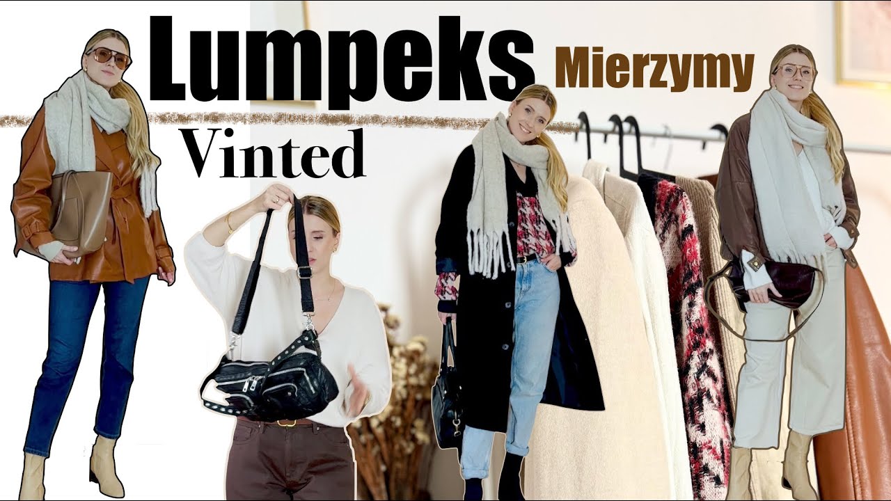 Mierzymy Lumpeks i Vinted! Jesienny haul Lumpeksowy🍂Same PEREŁKI! Co udało mi się znaleźć🔥🤎