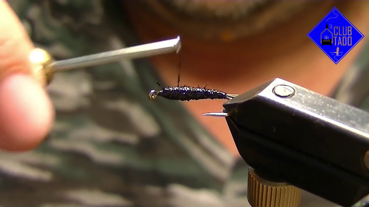 Atado de moscas para truchas, dientudos, mojarras.(Fly tying) #15. (perdigon). el club del atado.