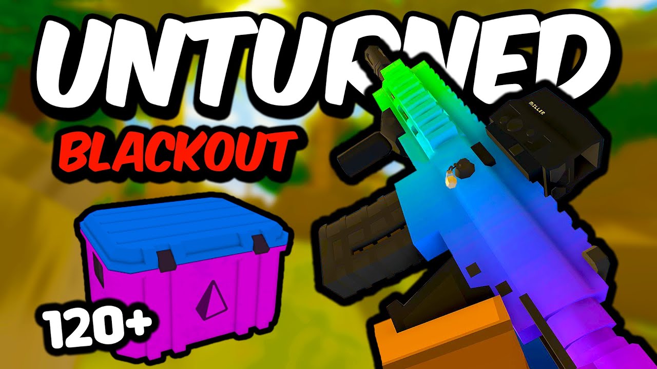 UNBOXING 120+ CASES in Unturned Blackout! (New Practix Case!) | MysticcMarcel