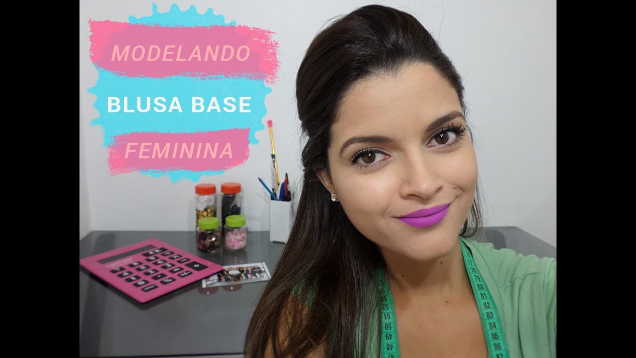 Modelando Base Blusa Feminina