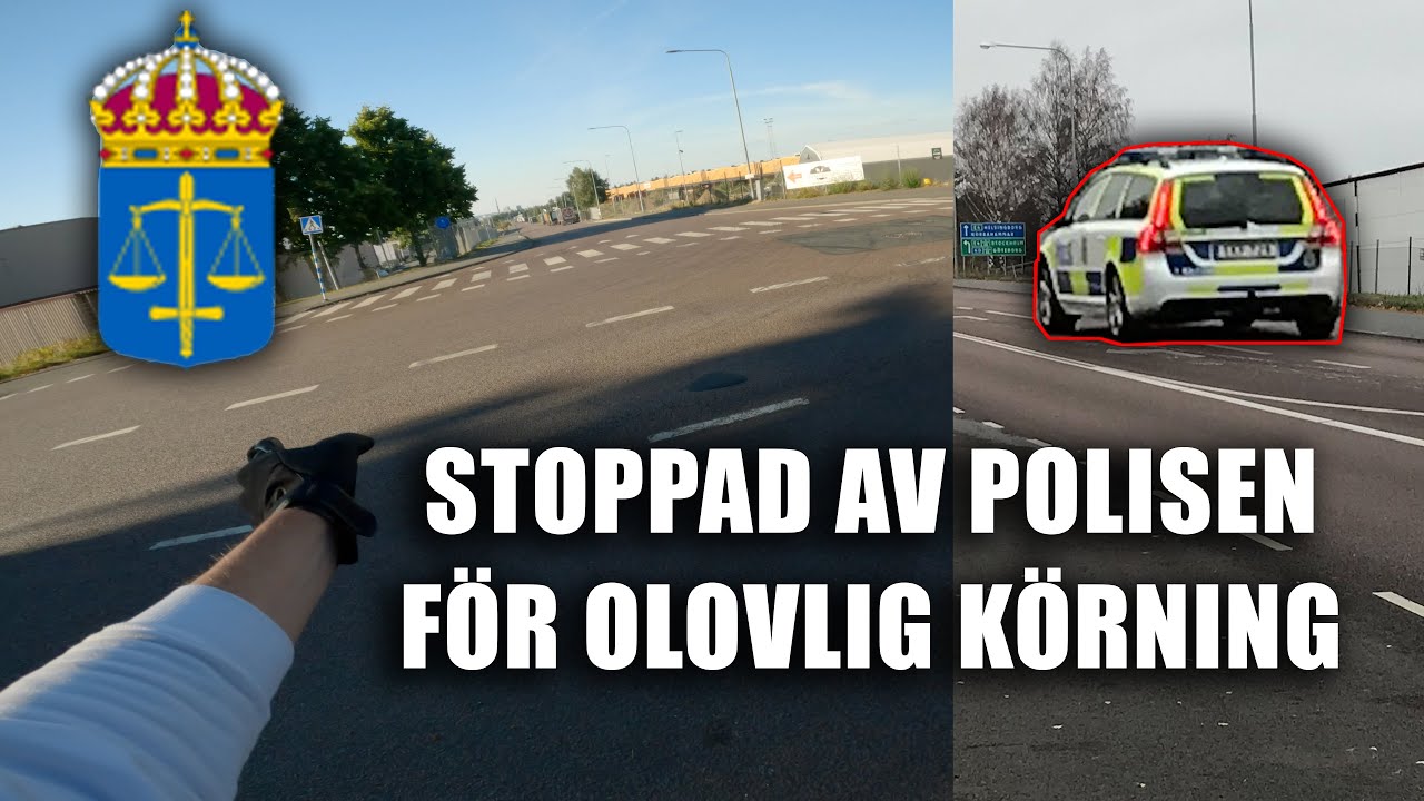 Motovlog - Stoppad av polisen för olovlig körning?