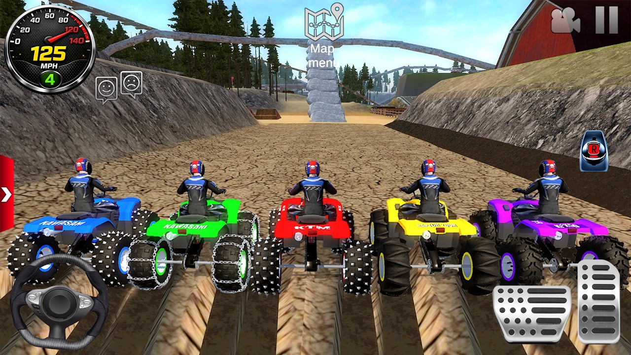 Motocross Quad Bike Offroad Racing 3D - Motor Stunt Racer Bike Simulator - Android / IOS gameplay #2