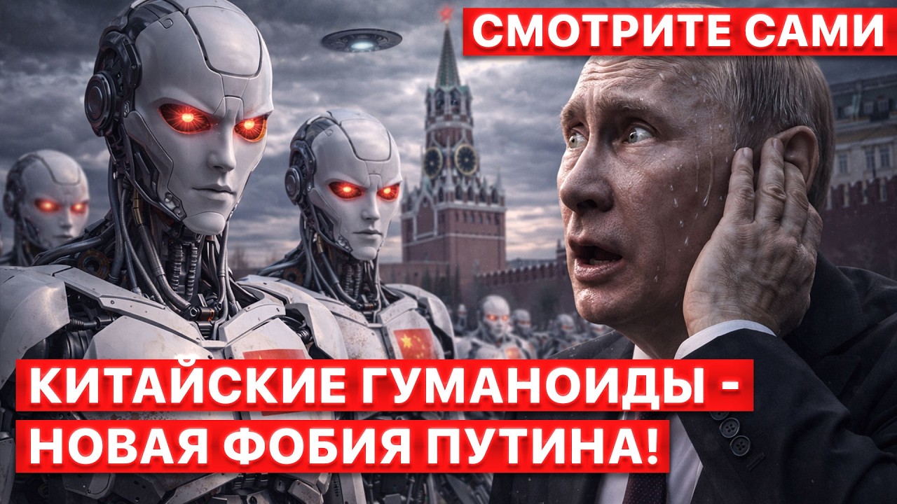🔴 Бункер технофоба Путина могут взять штурмом китайские роботы! 
