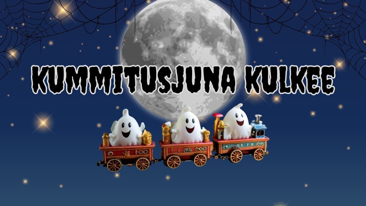 Kummitusjuna kulkee | Hauska Halloween-laulu lapsille! 👻🧙‍♀️