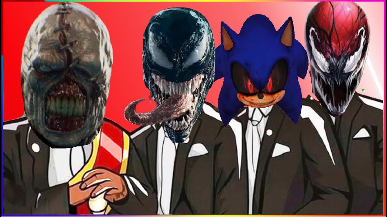 TYRANT & VENOM & SONIC EXE & CARNAGE - Coffin Dance X Baby Shark COVER