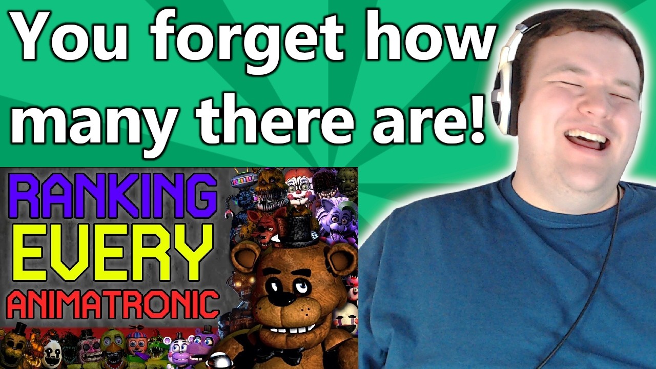 Ranking EVERY Animatronic In Five Nights At Freddy’s - @Odyssey_Central | Reaction Part B