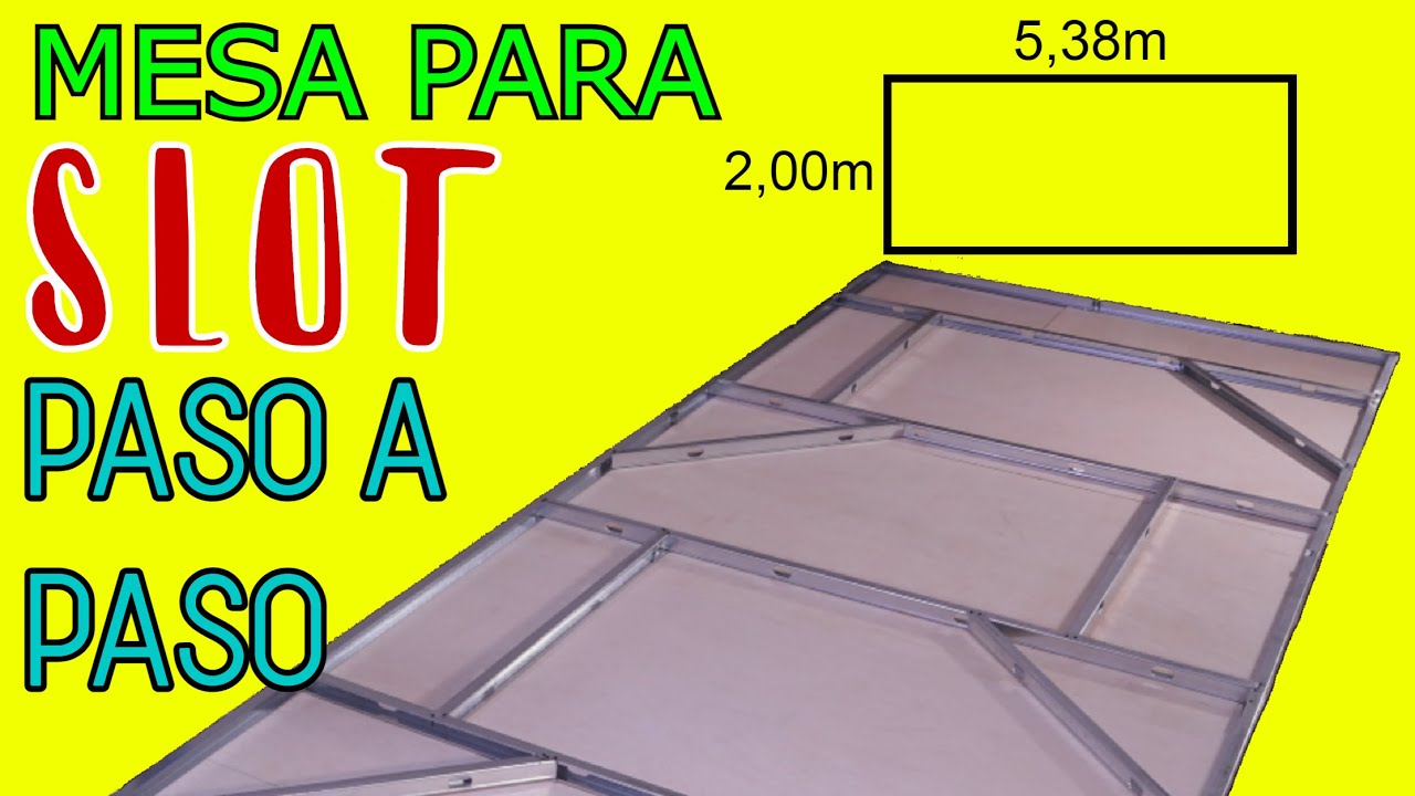 MESA PLEGABLE PARA CIRCUITO DE SCALEXTRIC PARTE 1 | TUTORIAL
