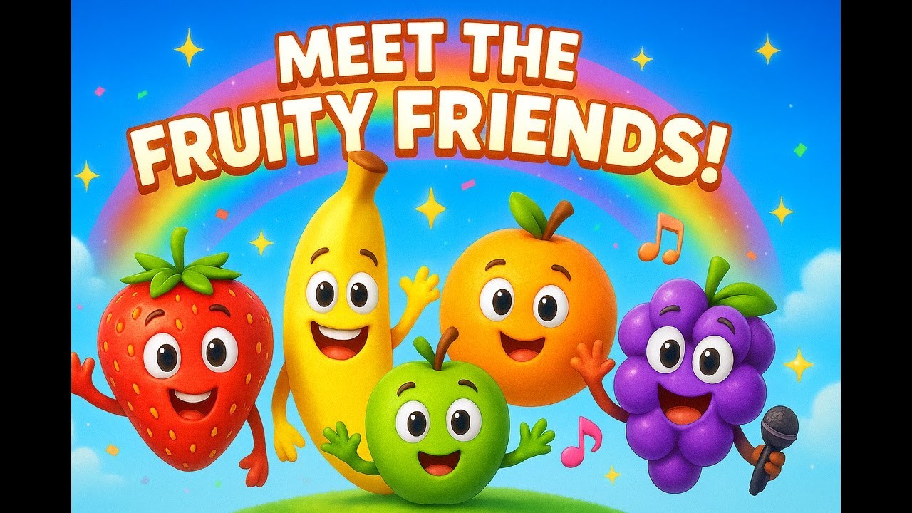 Welcome to M & L Rhyme & Playtime! 🎵 Meet the Fruity Friends 🍓🍌🍊🍇 | Kids Songs & Rhymes