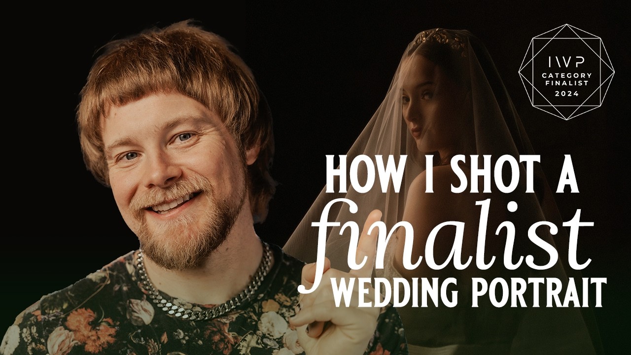 How I Shot This Award-Finalist Wedding Portrait (Canberra Church) | Natural Light & Stained Glass