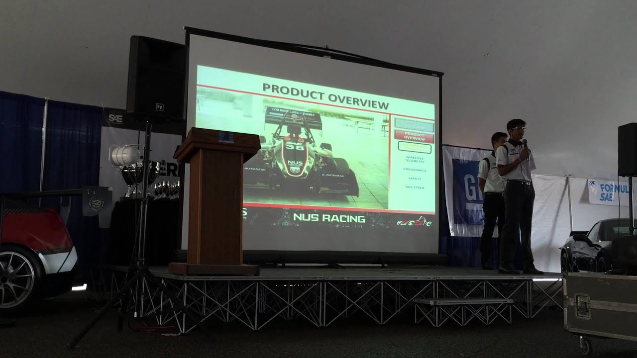 National University of Singapore - 1st Place - FSAE Michigan Presentation Event 2015