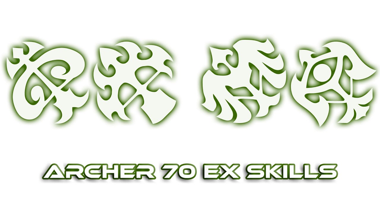 Dragon Nest Archer 70 EX Skills