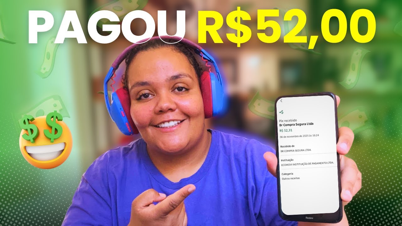 Jogo que PAGA NO PIX &eacute; REAL em 2025! (Recebi R$52,00)