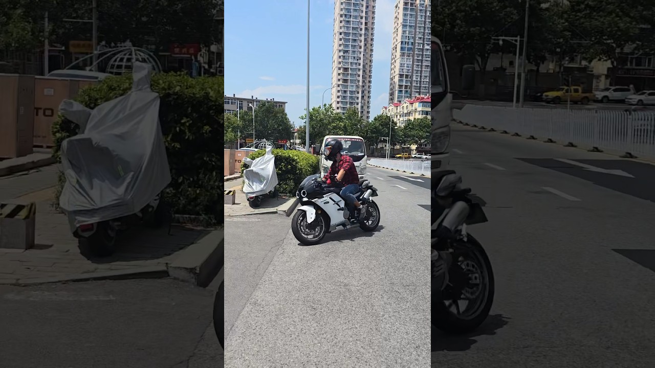 Finally I rode it!       #cfmoto #500sr #voom #cfmotovoom #cfmoto500sr #inline4