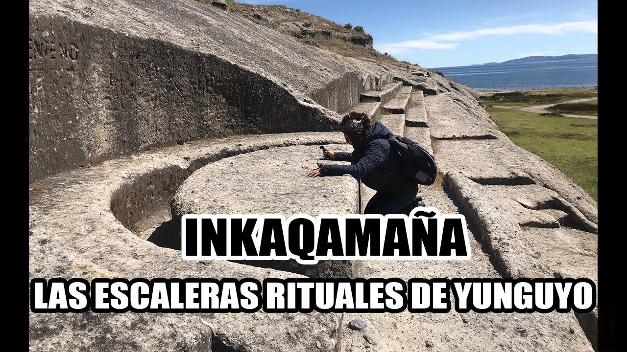 INKAQAMAÑA -EL DESCANSO DEL INKA ¿ESCALERAS RITUALES EN QUEÑUANI? -LA WAKA DEL VOLCAN KAPHIA YUNGUYO
