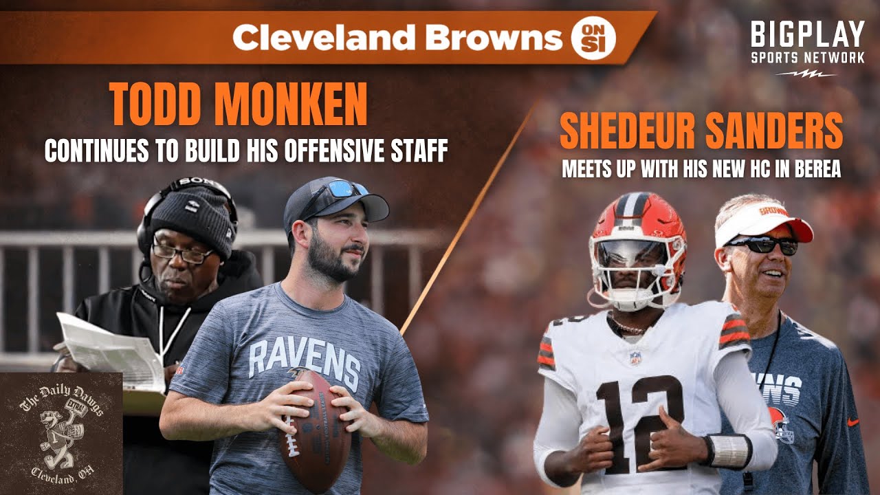 Breaking Down the Browns’ New Offensive Staff + Shedeur Sanders Links Up With His HC | Daily Dawgs