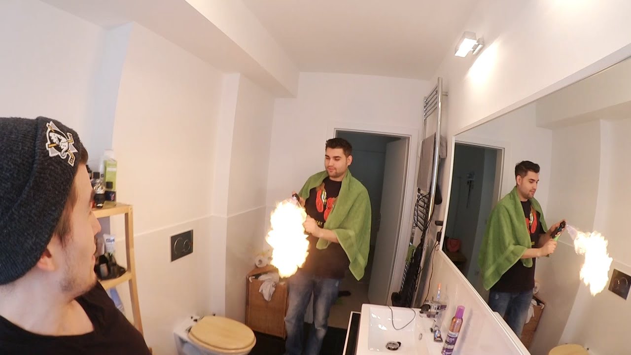 Haare mit Feuer geschnitten ??? | Peterle