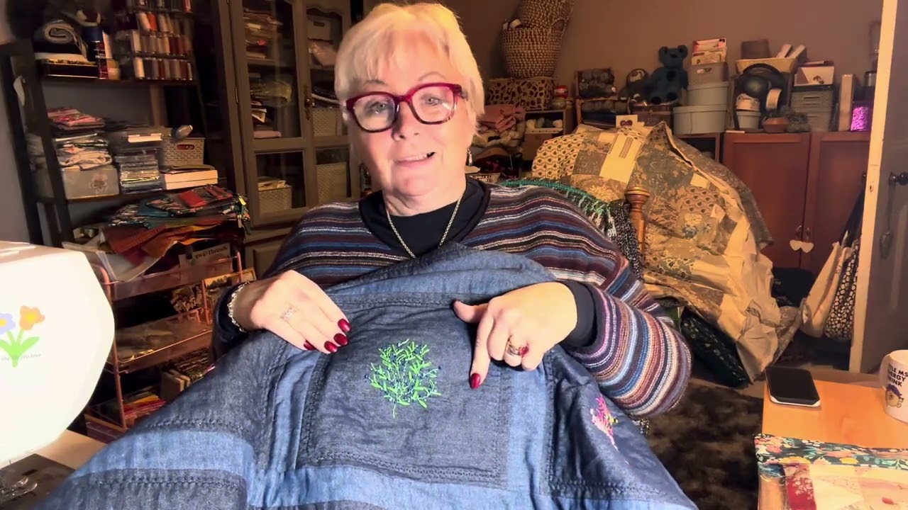 The Scottish Quilter, My First Retreat Finishing Ingrid’s Wild Flowers Heirloom  Quilt No. 2