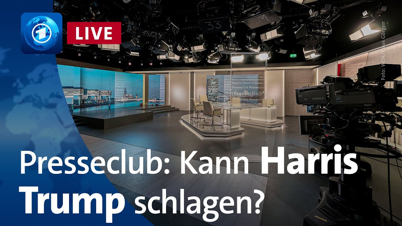 Plötzlich Hoffnungsträgerin: Kann Harris Trump schlagen? | ARD-Presseclub