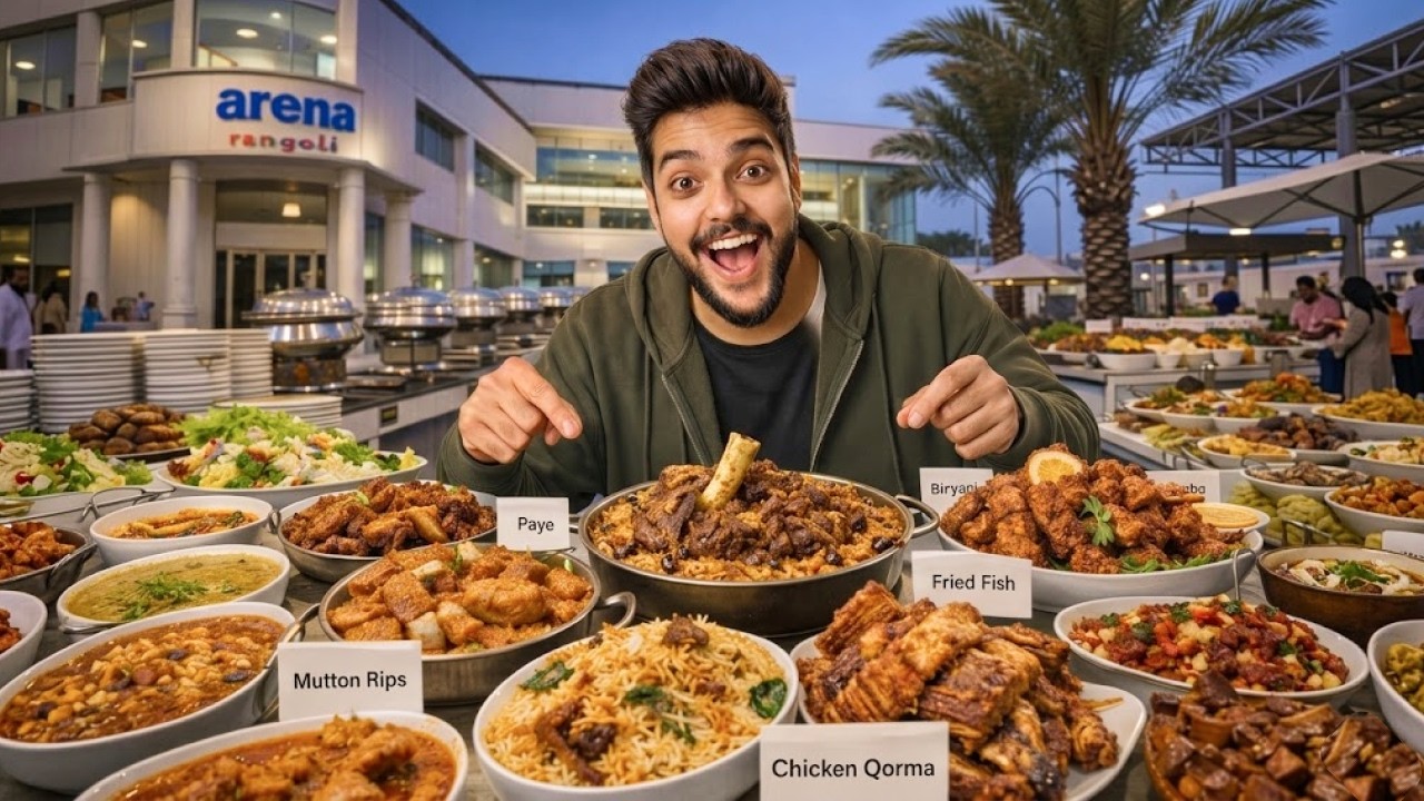 I Tried Arena Rangoli Iftar Buffet Karachi 😱 | 70+ Dishes Full Review – Worth It or Hype?