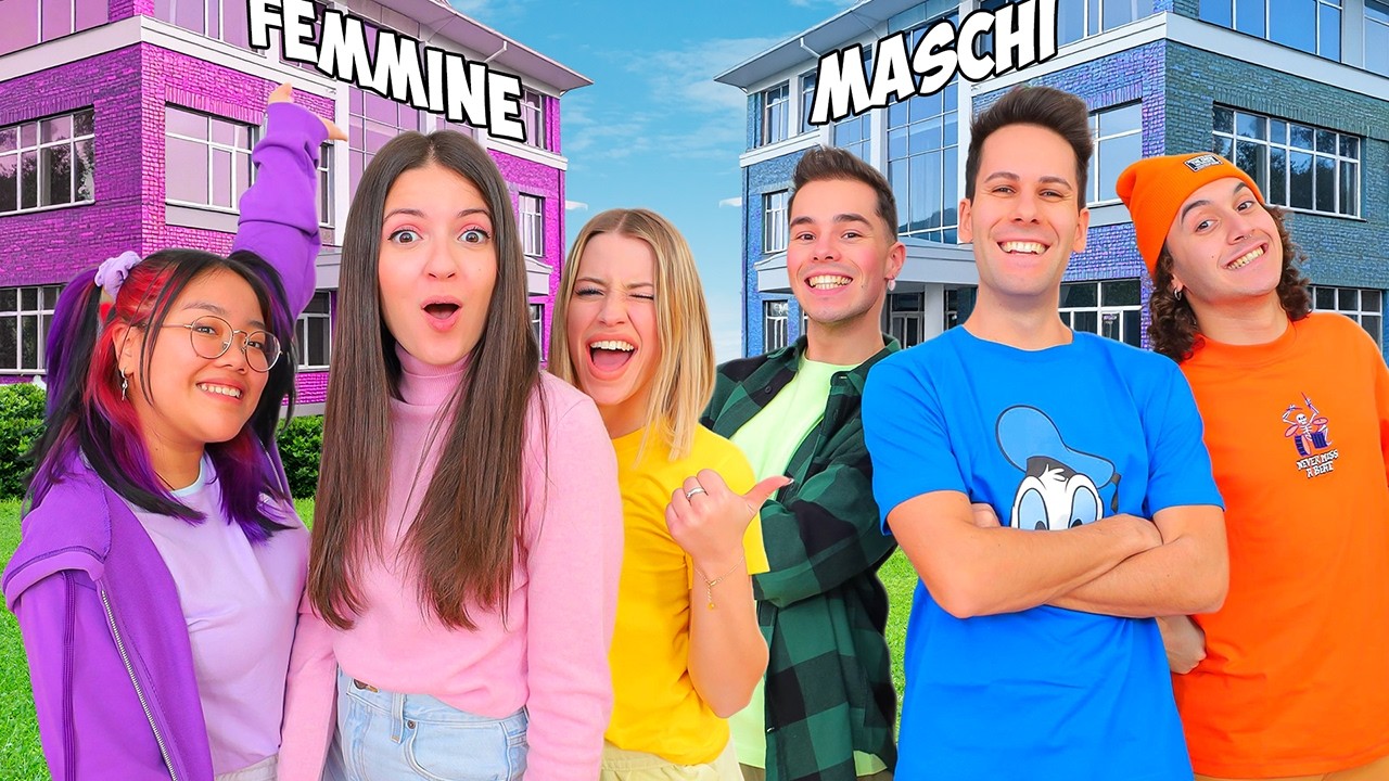 MASCHI vs FEMMINE al PRIMO GIORNO DI SCUOLA