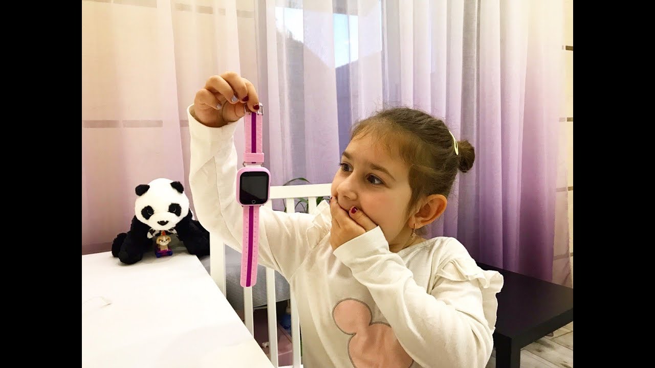 Распаковка умные детские часы Smart baby watch q100s| DEAR KIRA POSITIVE