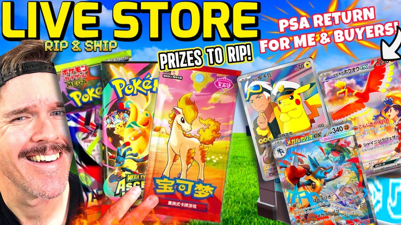 🔴 [LIVE] Thursday Night! | PSA Return | Buyer's Givvy | Live TCG Store