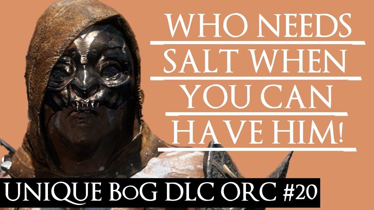 Shadow of War: Middle Earth™ Unique Orc Encounter & Quotes #257 THE EARTH-SALTER DLC URUK