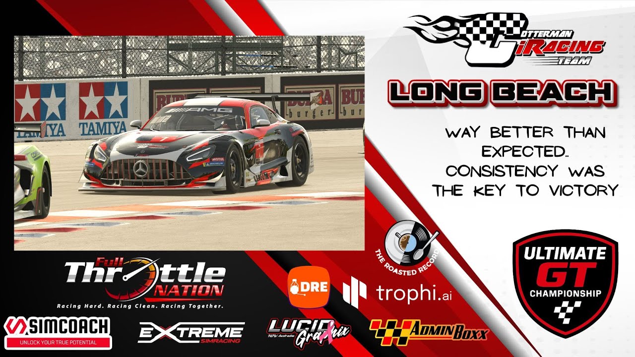 iRacing - Ultimate GT Championship - Long Beach - Mercedes AMG