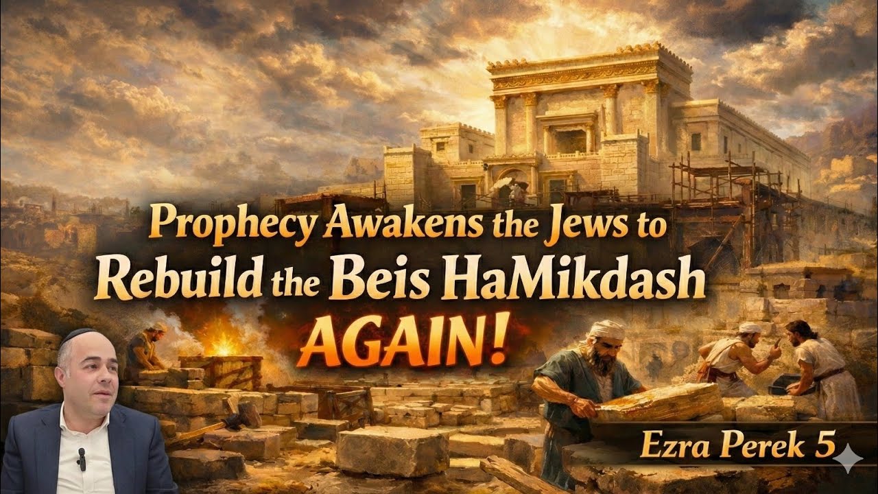 Nach Yomi by R' Yehuda Miller | Ezra Perek 5 |  Prophecy Awakens Jews to Rebuild the Temple AGAIN!