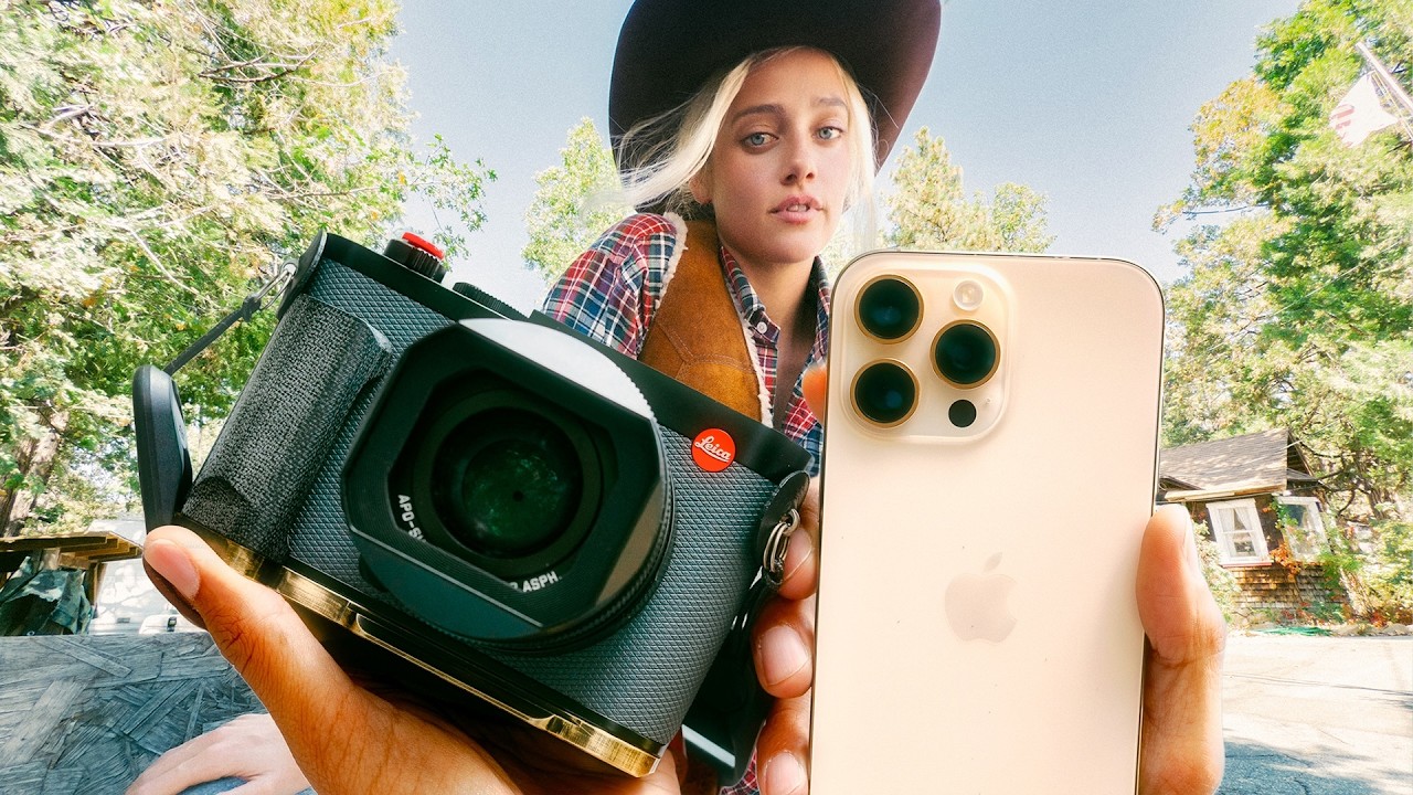 iPhone 16 Pro Max против камеры за $7000 | Модная фотосессия на iPhone