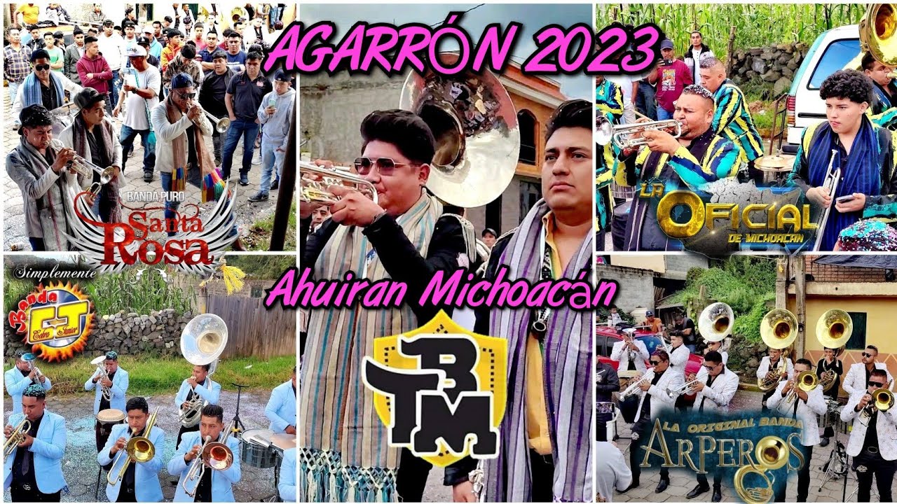 ENTRADA Y AGARRÓN DE BANDAS TIERRA MOJADA, ORIGINAL ARPEROS, PURO SANTA ROSA, LA OFICIAL, CJ Ahuiran