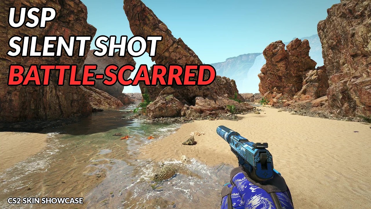 USP-S Silent Shot (Battle-Scarred) | CS2 Skin Showcase