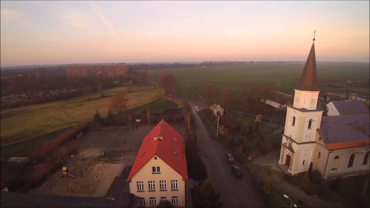 Polanowice gm. Kruszwica grudzień 2015. Yuneec Typhoon Q500 4K