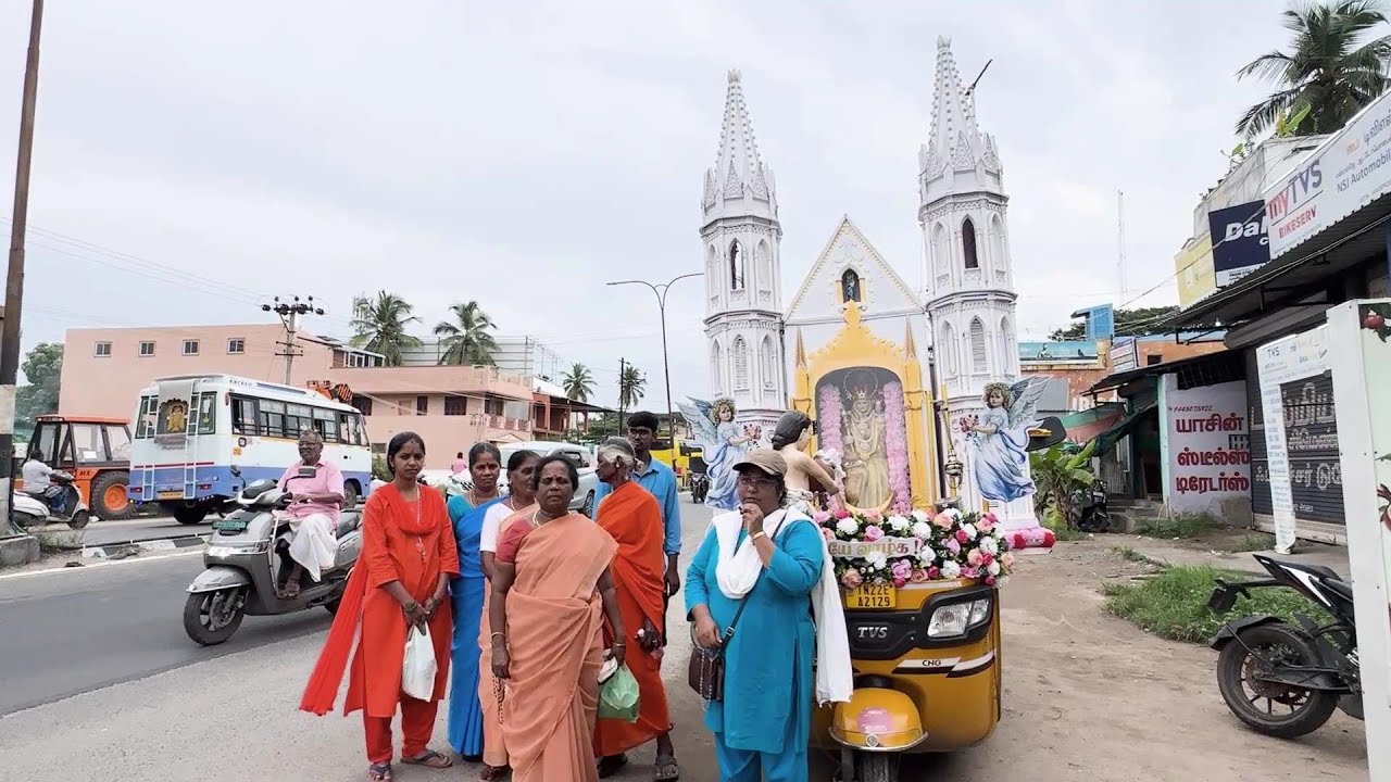 அன்னை வேளாங்கண்ணி மாதா கோவிலுக்கு பாதயாத்திரை 2025