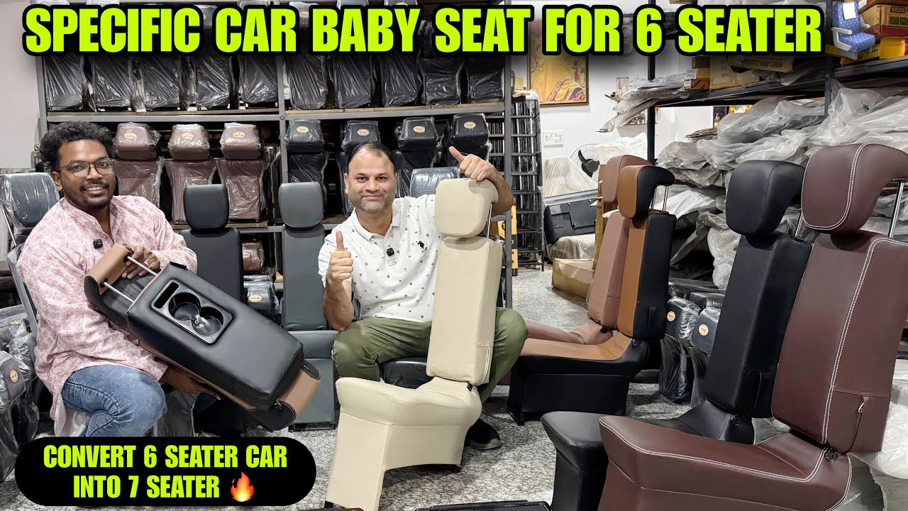6 Seater Car Converted into 7 seater 🔥 baby Seat for SUV car 😱 Gap filling seat for car