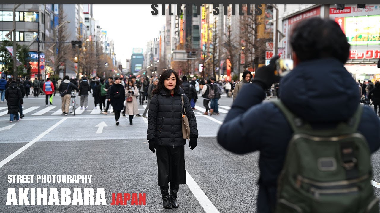 POV Street photography Akihabara Japan Snap Nikon ZF FM2 Kodak Portra 400 [Silent Stills]