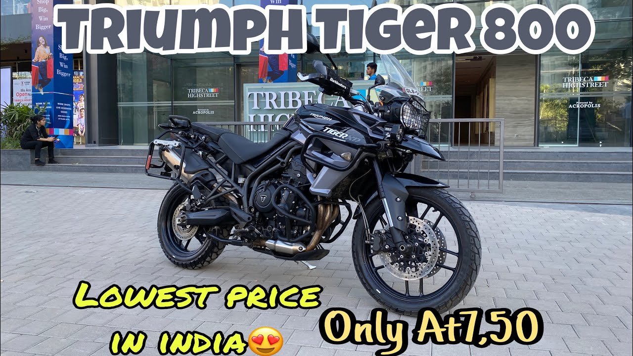 Triumph Tiger 800 for Sale in lowest price in India🤩| motovlog | ridevlogs | adventurebike | forsale