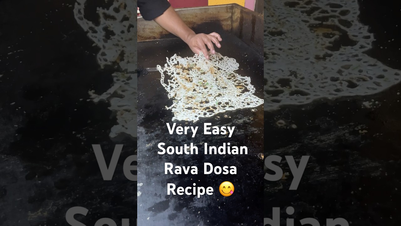 Rava Dosa Recipe! Very easy Rava Dosa recipe, how to make Rava Dosa! Authentic Rava Dosa recipe!😋🥞
