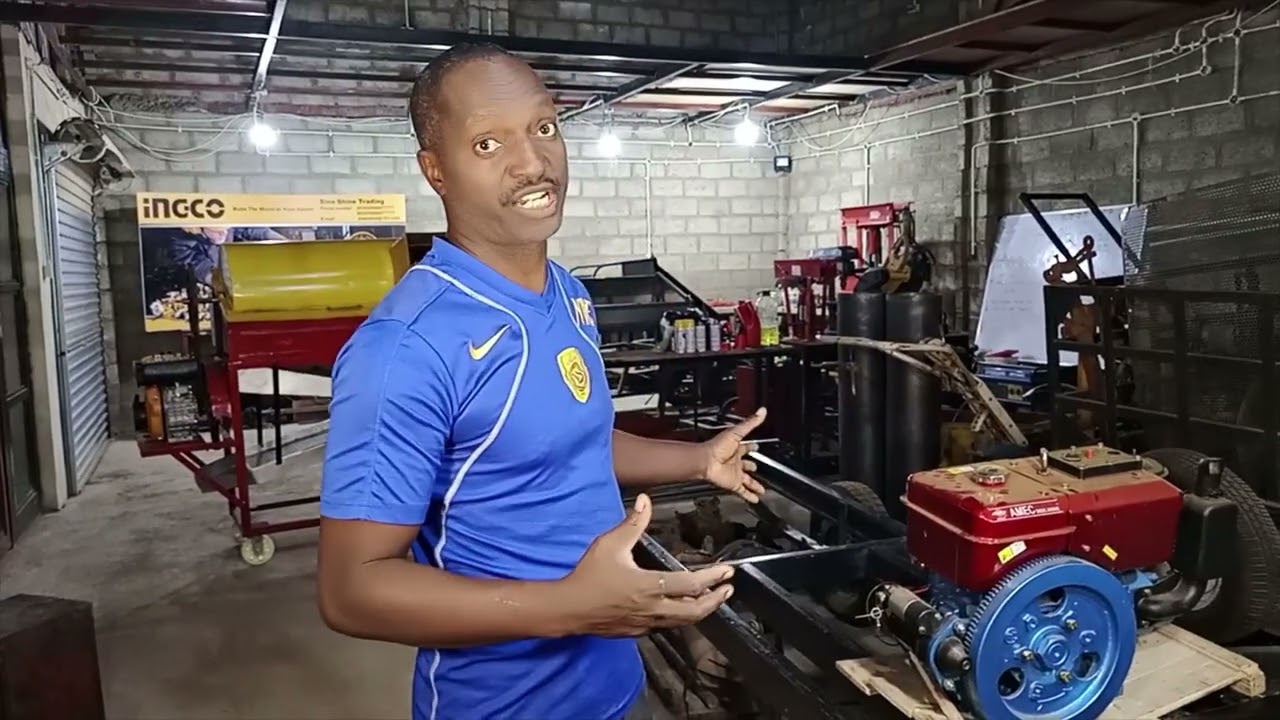 Can we build a SOYA THRESHING TRUCK part 1 || Chassis build