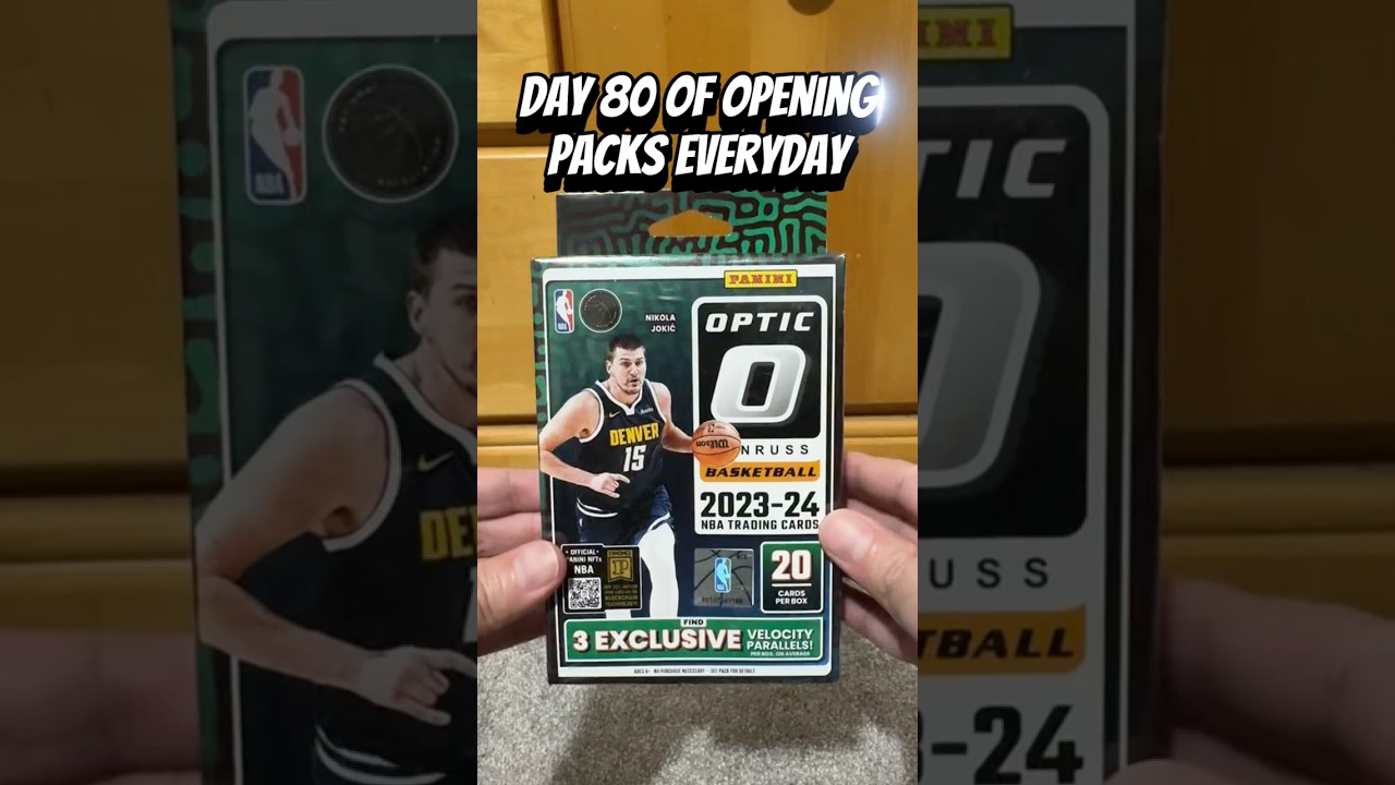 Day 80 Opening Packs Every Day: 23-24 NBA Donruss Optic Hanger Box #packopening #sportscards #nba