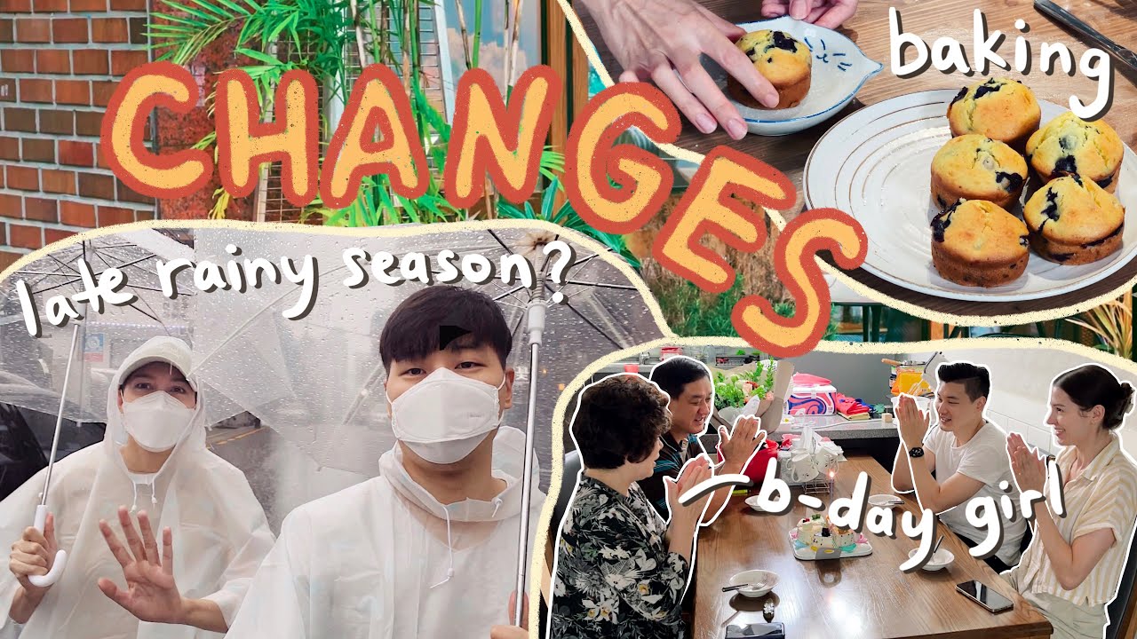 Week in Our Life in SEOUL 🇰🇷Closing Down the Business... Late Rainy Season 🌧Baking | Meeting In-laws