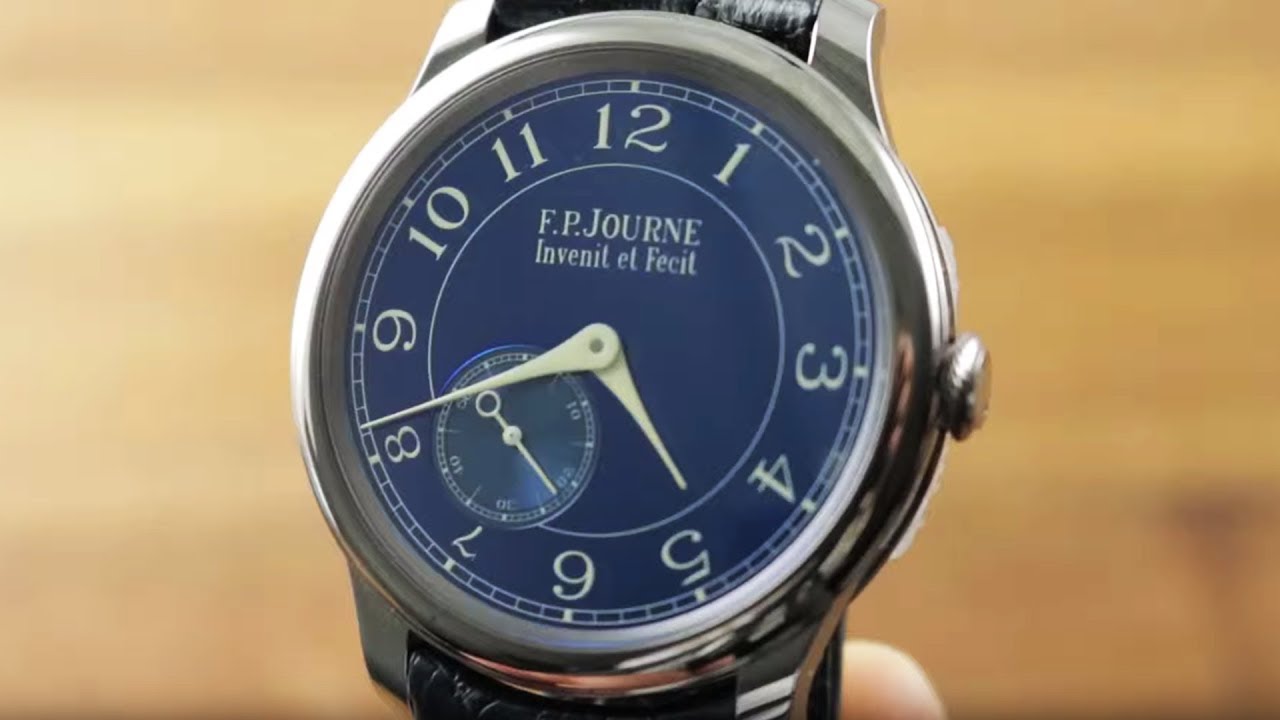 F.P. Journe Chronometre Bleu Luxury Watch Review