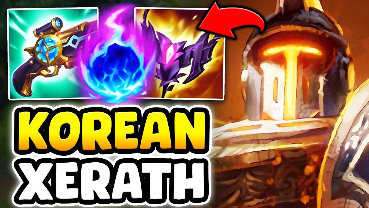 THIS KOREAN XERATH BUILD IS 100% BROKEN RIGHT NOW! (1V9 HARD CARRY)