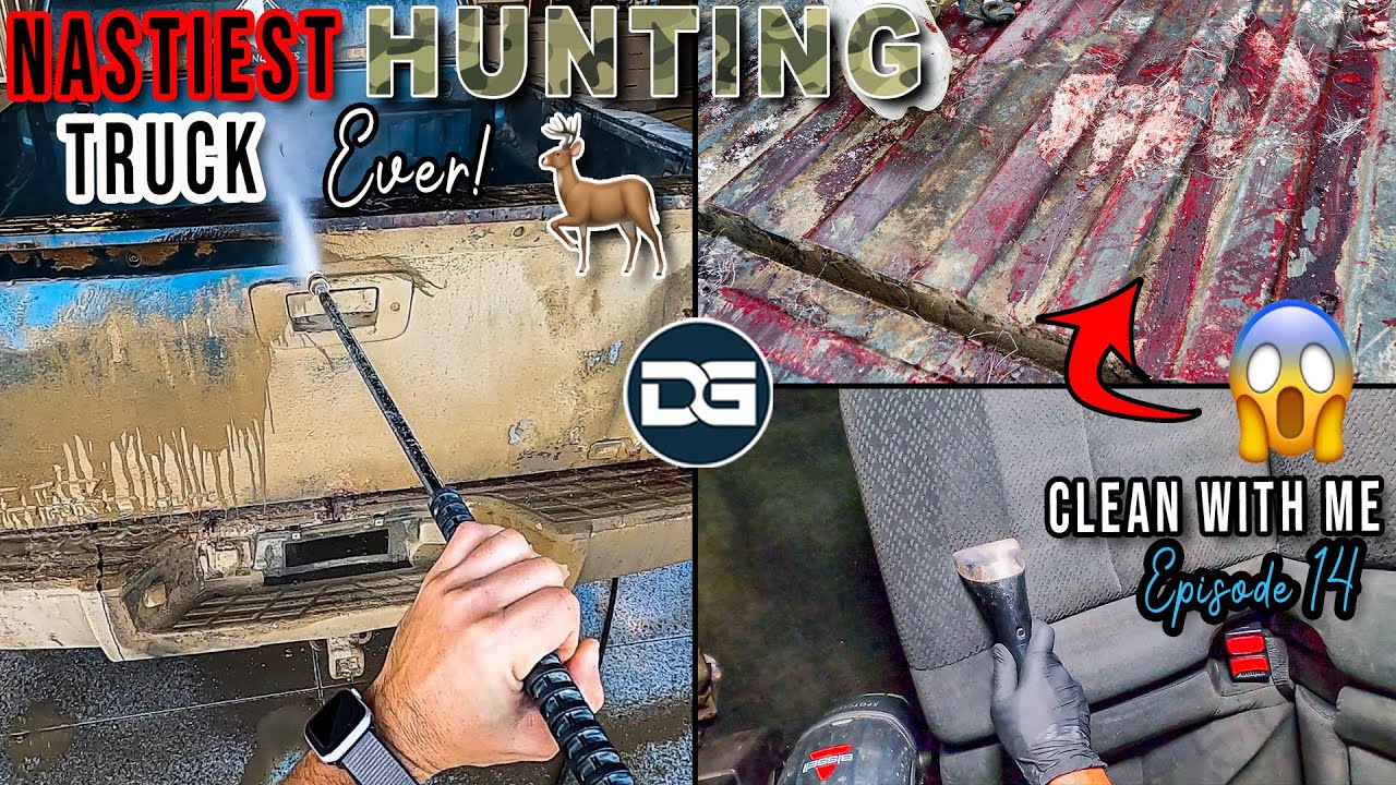 Extreme DEEP Cleaning of a Hunter's NASTY Truck! | Clean With Me Episode 14